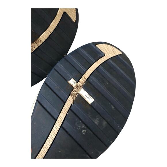 CLARKS Unstructured Womens Size 9 M Blue Un Adorn Leather Slip On Loafers Shoes - Picture 6 of 8